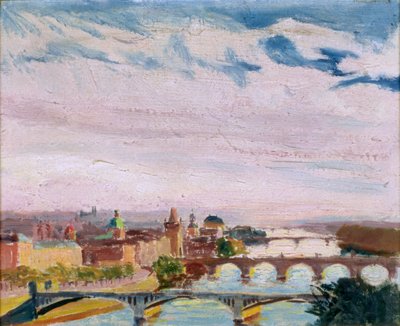 Vue de Prague depuis Letna, 1925 - Ignacy Pinkas